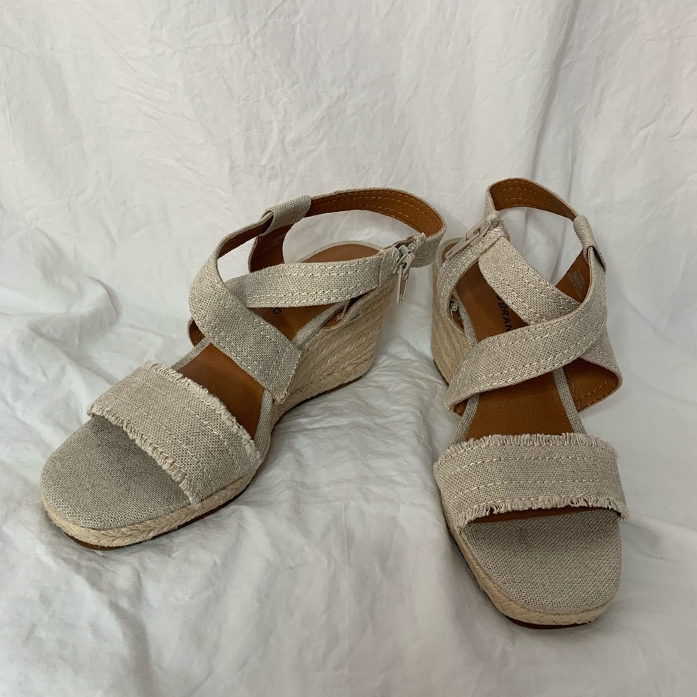 Lucky Brand Maeli espadrille wedge sandals 6M